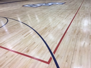 St Benedict at Auburndale gym floor