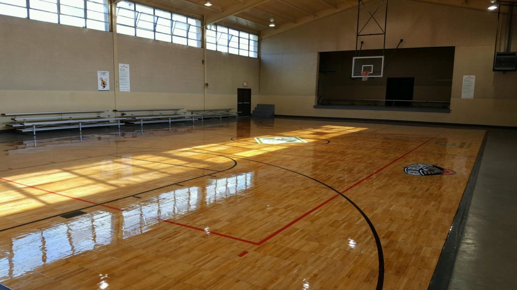 Sports floors basketball court
