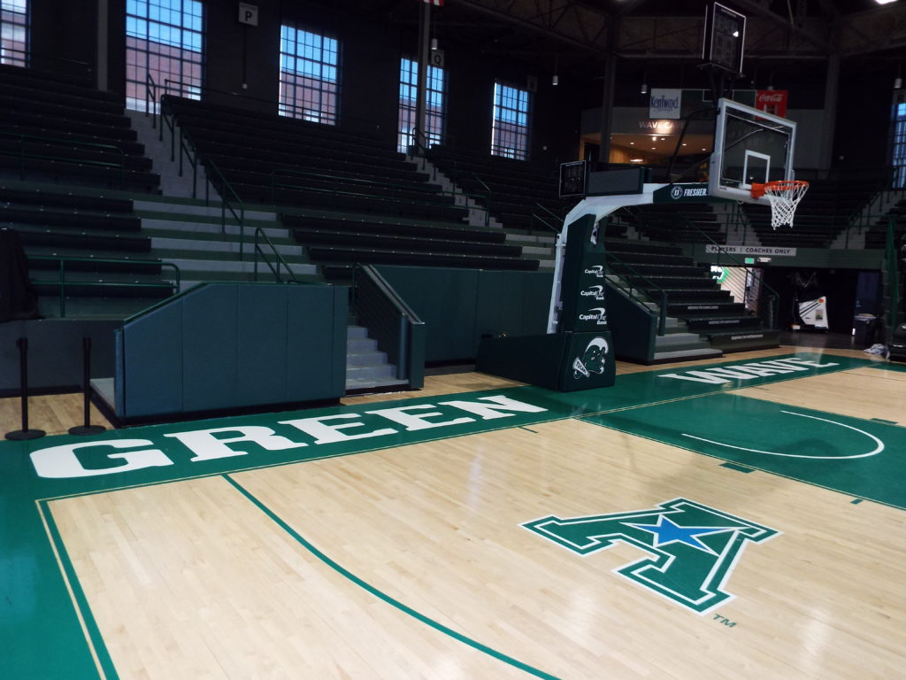 wood basketball floor