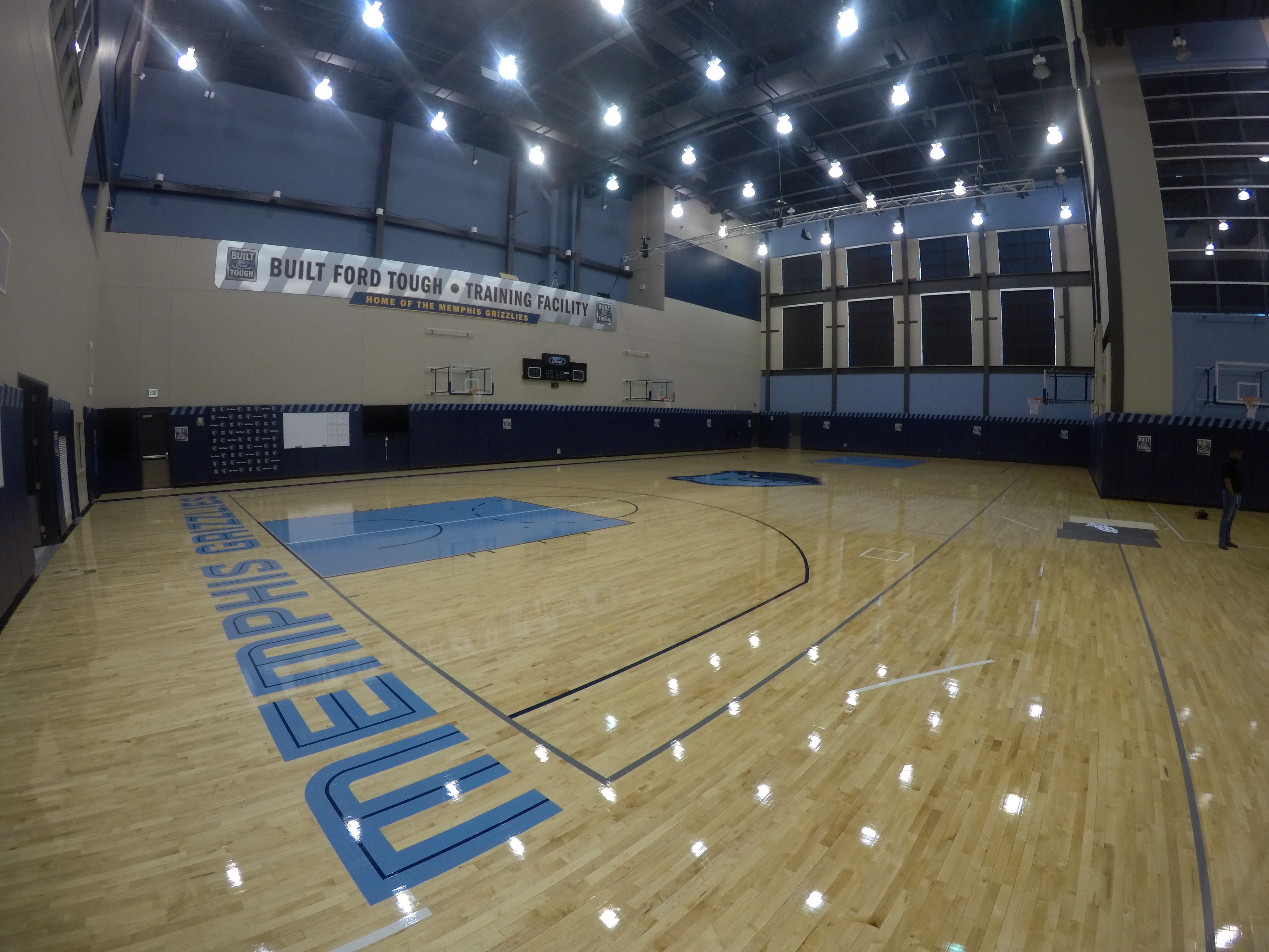 Memphis Grizzlies Practice Court