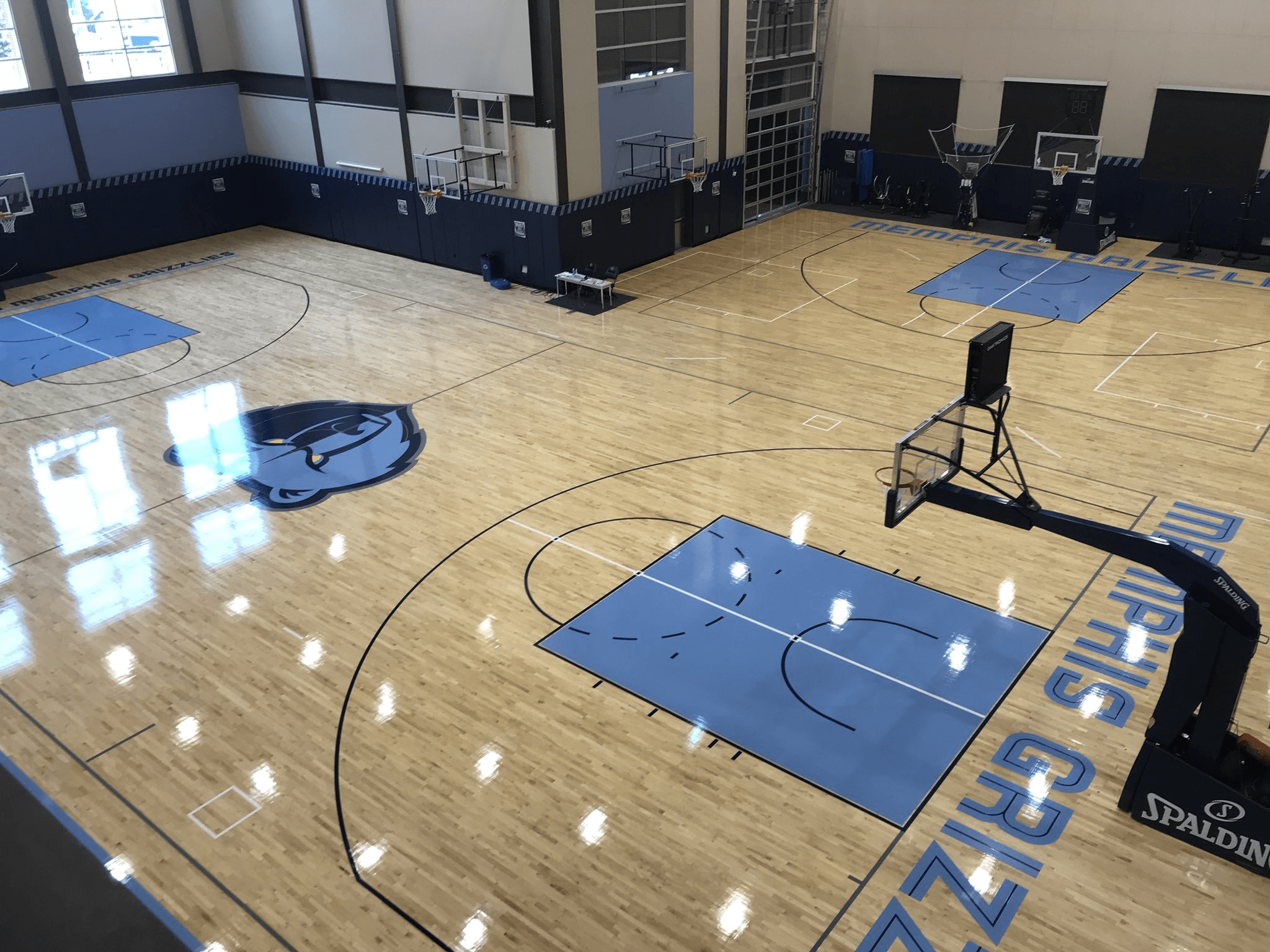 Memphis Grizzlies Practice Court