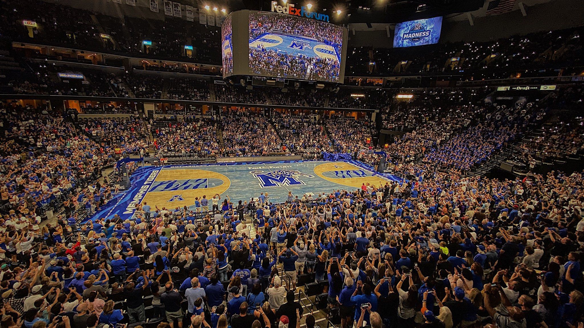 university of memphis portable floor