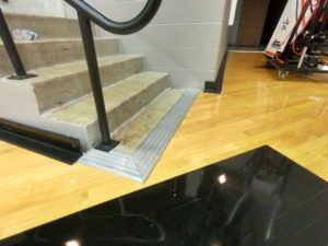Portable basketball floor