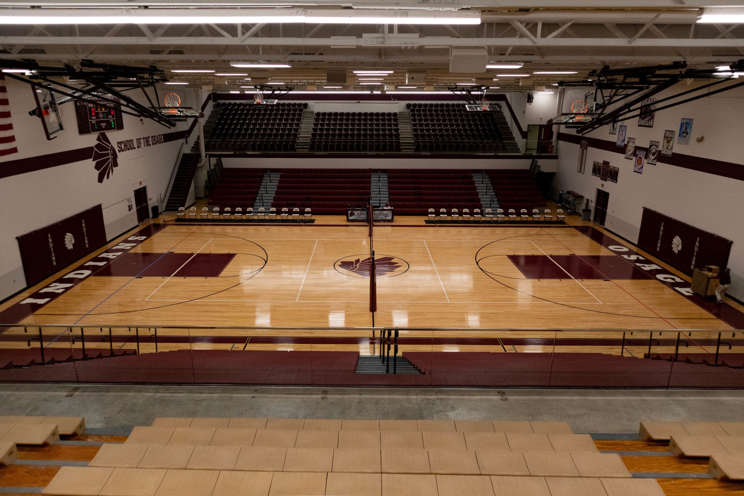 Osage High School Gym Floor