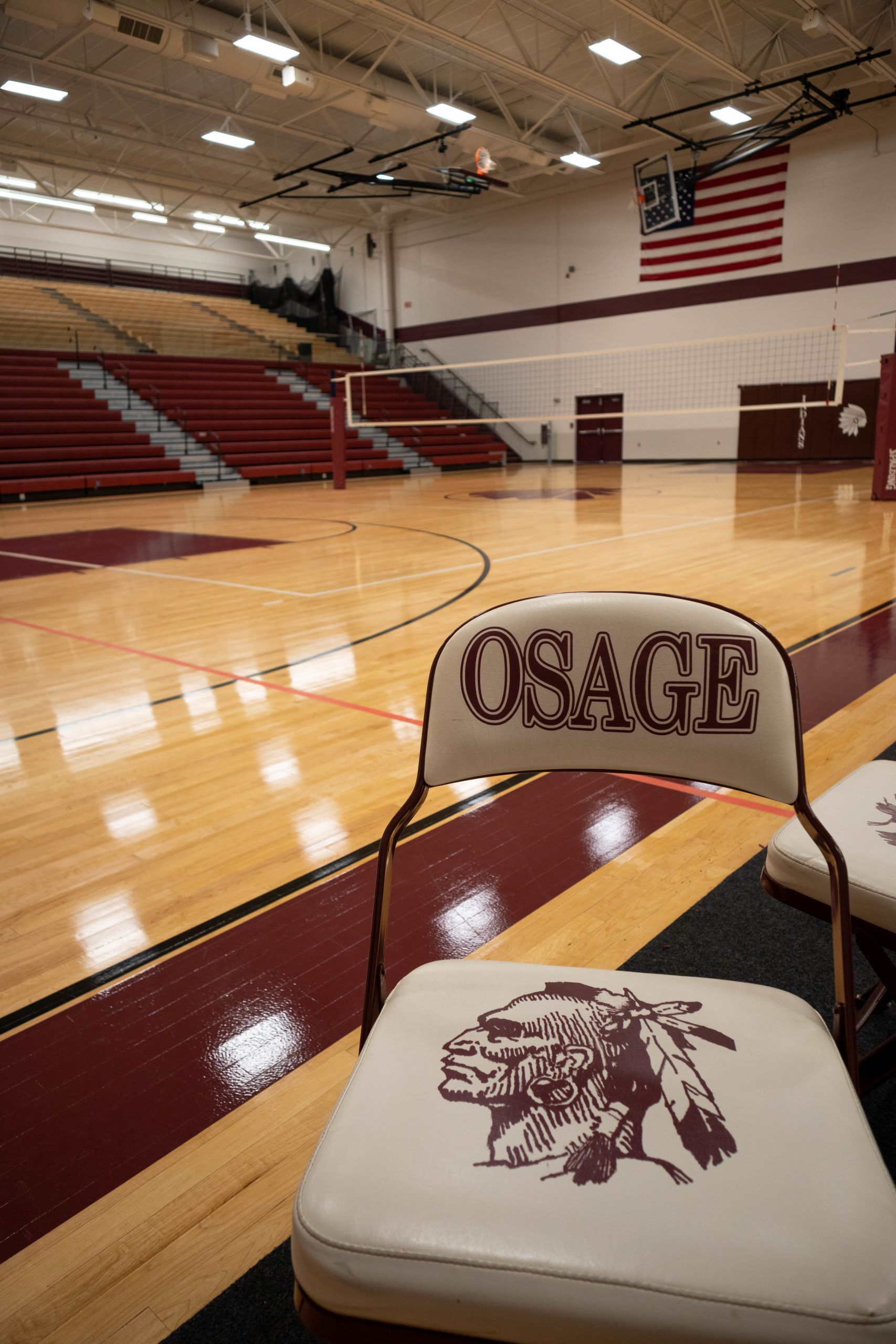 Osage High School Gym Floor