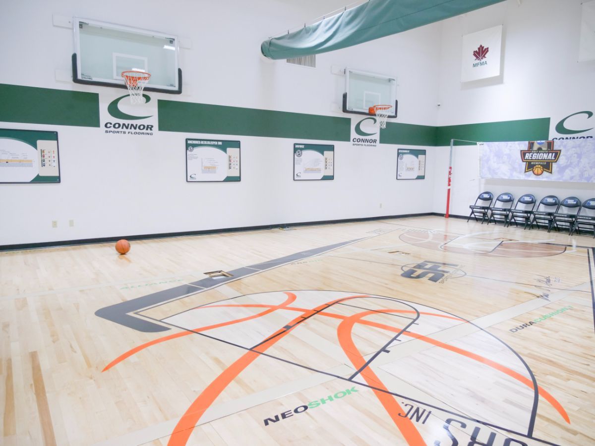 Traditional Basketball Hoop. Wood Basketball Hoop With Painted 